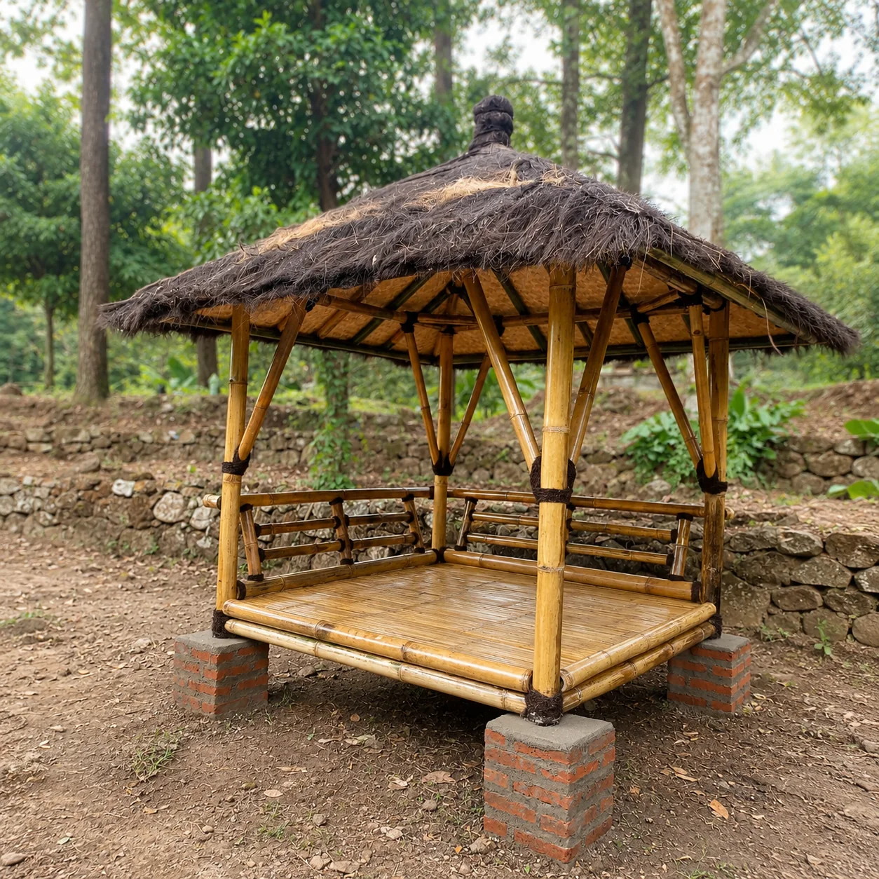 Gazebo bambu Sinapeul