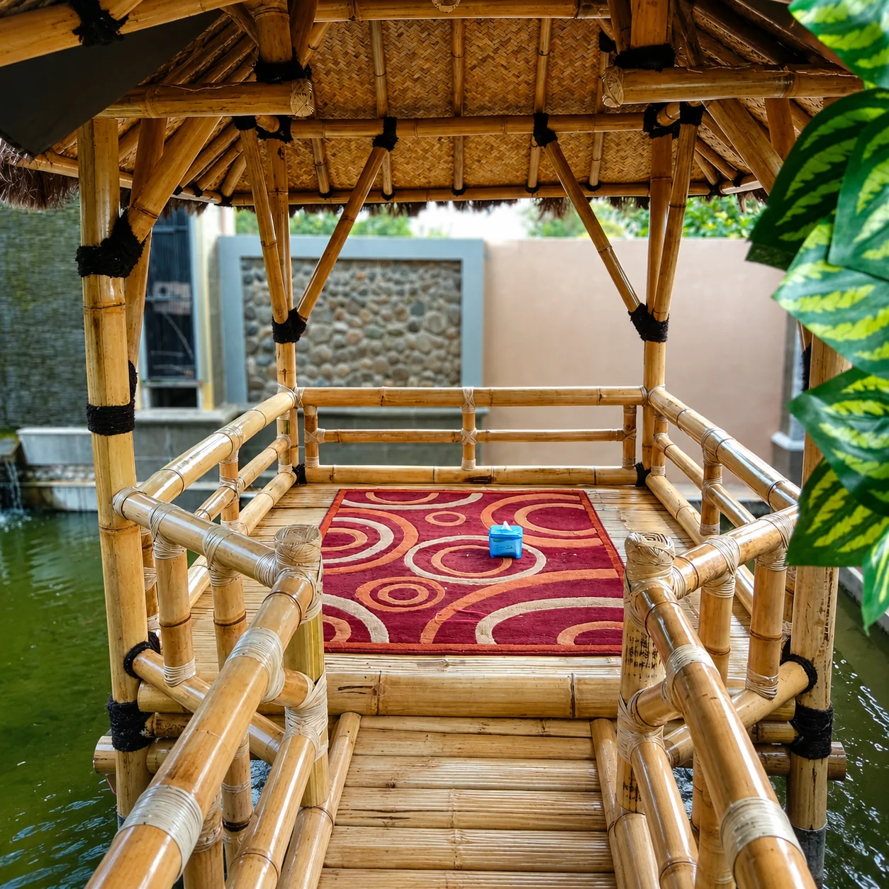 Interior gazebo bambu