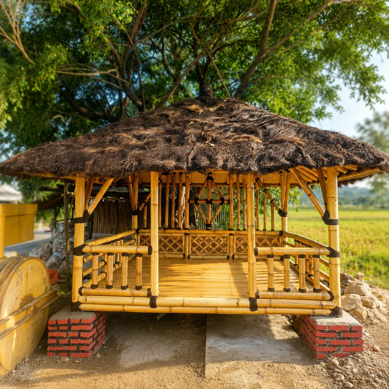 Gazebo bambu landscape
